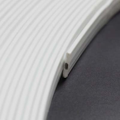 Abroncs, nagy alsó bőségű ruhákhoz. 6 mm széles. - WHITE (fehér)